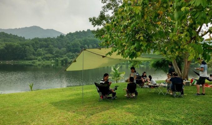 Cắm trại tại hồ Kèo Cà