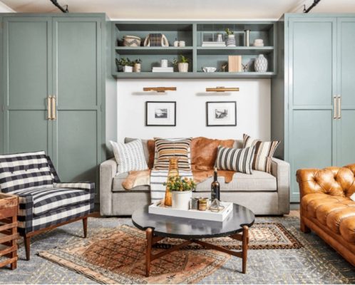 Trang trí phòng khách nhỏ với thảm