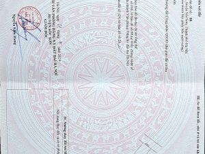 Chứng nhận quyền sử dụng đất